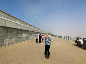 walker on promenade