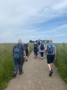 Walkers en route to coast